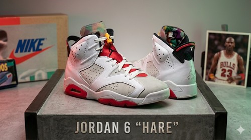 Air jordan retro - 6, hare