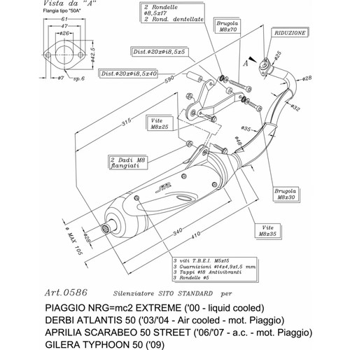 Complete exhaust system - complete,