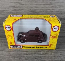 Classix Vauxhall Ten Four HIY 1948 Maroon Diecast Model 00 Gauge 1:76 Scale