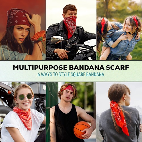 Paisley bandana pure cotton - pure,