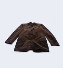 ALFANI MEN'S VELVET REGULAR FIT EVENING JACKET BLAZER DARK BROWN SIZE 40R