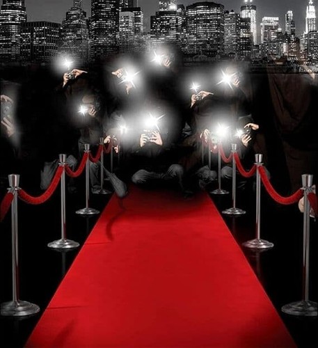 Red carpet hallway runner - carpet,