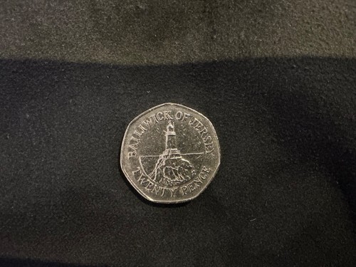 Rare 20p coin 2012 bailiwick - 20p,