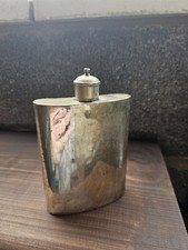 Antique silver plated hip