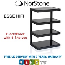 Norstone ESSE Black HiFi Rack