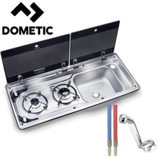 9722 RH SINK & HOB WITH HOT & COLD MICROSWITCHED TAP DOMETIC SMEV COMBI UNIT