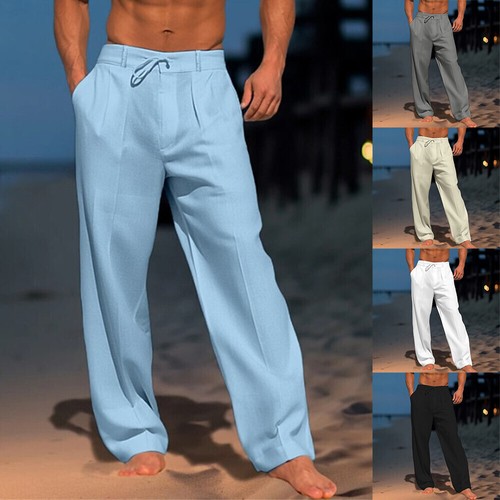 Men straight linen summer - men,