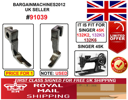 Singer 45k presser foot 91039 - singer,