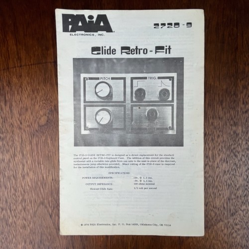 Vintage paia analog modular - vintage,