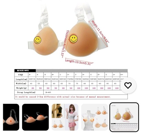 Full silicone breast - breast, forms