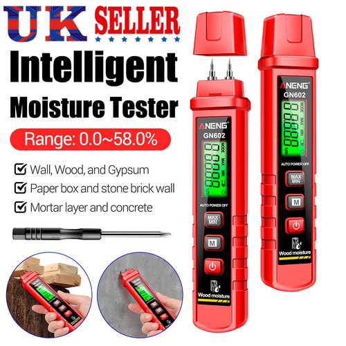 Digital moisture damp detector - digital,