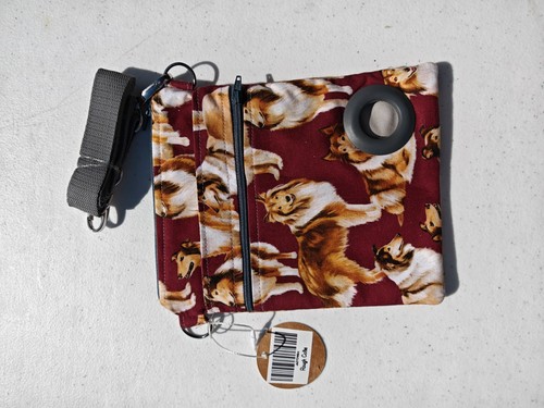 Rough collie crossbody bag - crossbody,