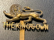 Kings Own Regiment  Cap Badge