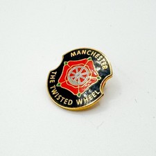 Vintage The Twisted Wheel Manchester Enamel Pin Badge Brooch Lapel Northern Soul