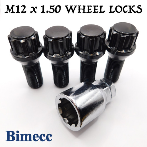 Locking wheel bolts m12x1 - wheel,