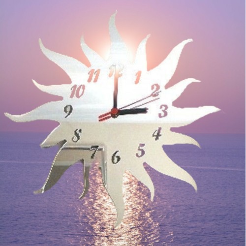 Sun shaped clocks many - shaped,
