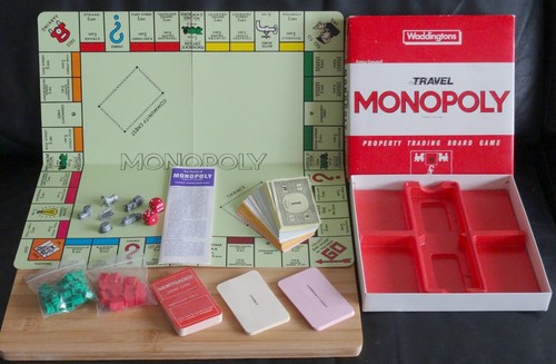 Vintage travel monopoly - travel, 1975