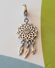 Chamilia silver 925 dream catcher bracelet charm dangle