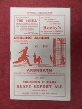 STIRLING ALBION v ARBROATH |