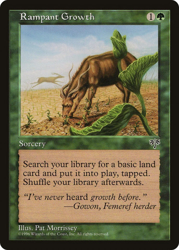Rampant growth mirage magic - growth, [mirage]