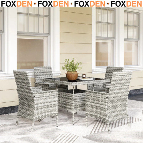 Rattan garden furniture - garden,
