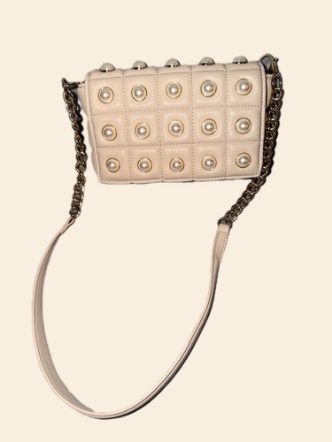 Zara beige quilted crossbody - zara,
