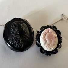 Antique Victorian WHITBY JET