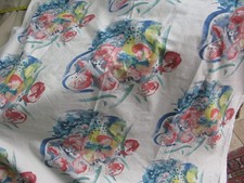 Vintage Designers Guild Michael Heindorff Still life cotton curtain fabric 2.8M