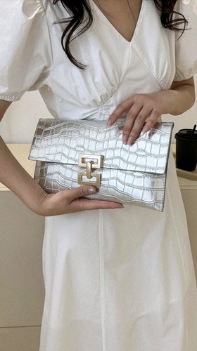 Silver crocodile pattern - crocodile,