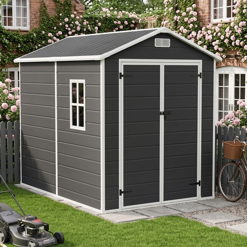 6x8ft plastic garden - 6x8ft, shed