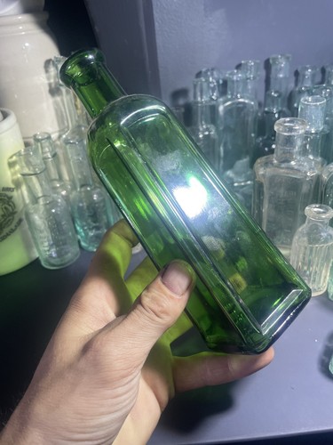 Antique green izal newton - antique,