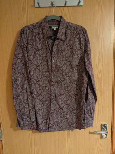 Next mens burgundy - mens, paisley