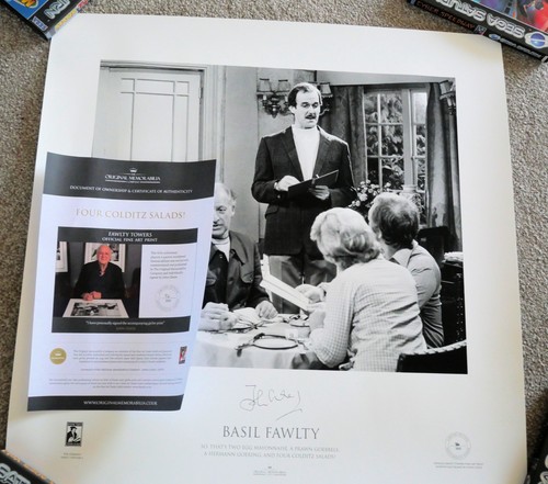 Fawlty towers signed john - signed,