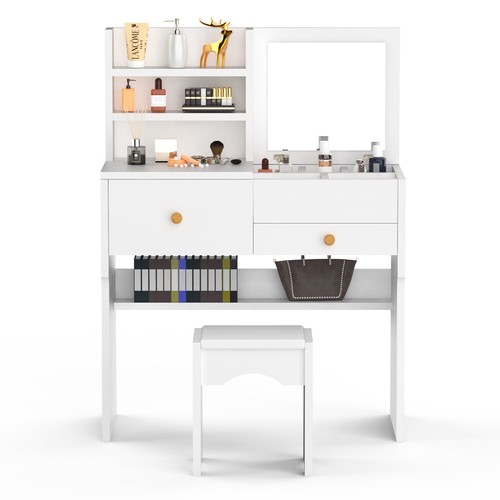 Dressing table with mirror - table,