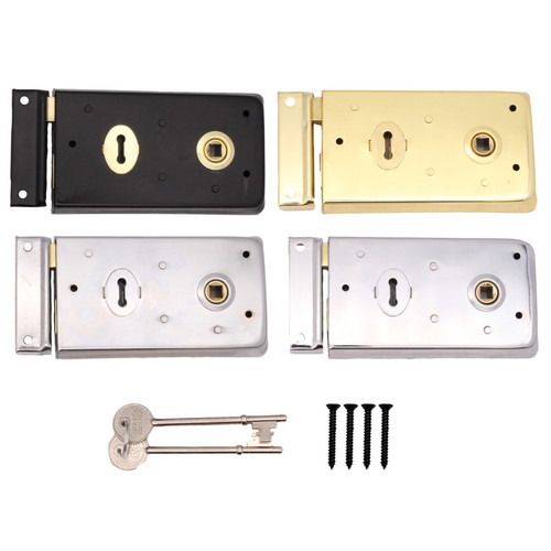 Black rim lock - lock, sash