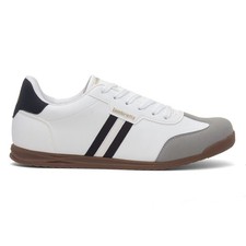 Lambretta mens trainers white - mens,