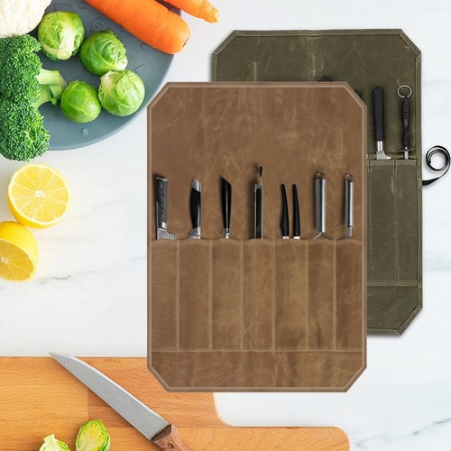 Wax canvas knife storage - wax,