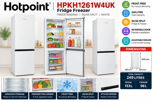 Hotpoint hpkh1261w4uk fridge - hotpoint,