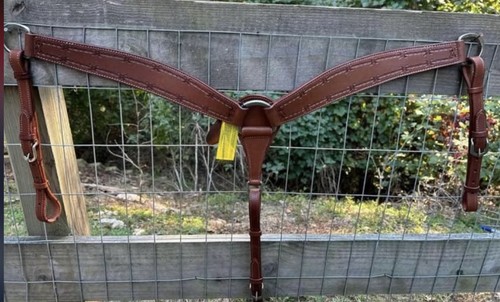 Barbed wire tooled top grain - tooled,