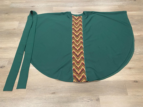 Matching green chasuble and - matching,