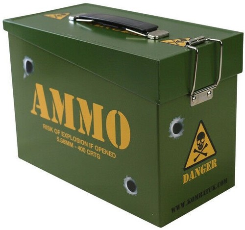 Kids army ammo tin - army,