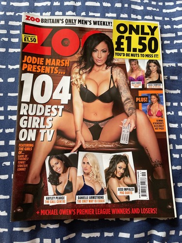 Zoo magazine jodie marsh rare - marsh,