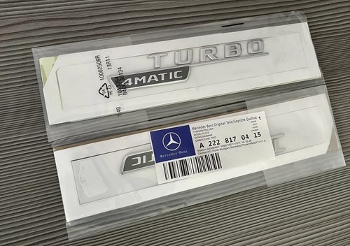 New chrome turbo 4matic amg - new, 2x