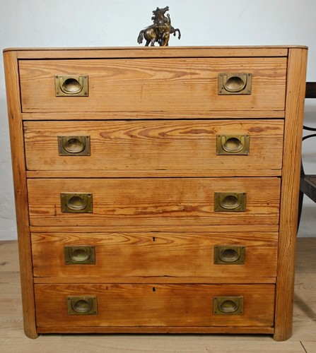Vintage pine chest - pine, of
