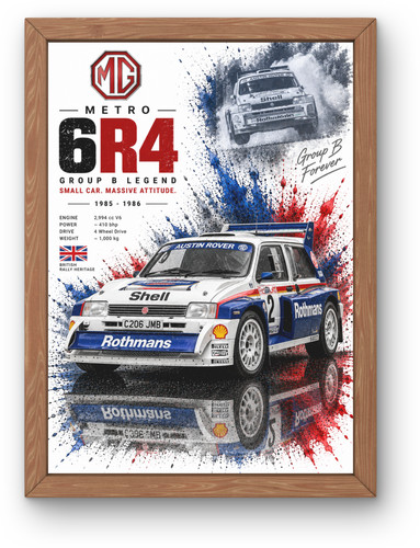 Metro 6r4 rally car - mg,