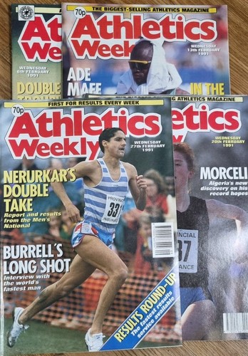 Athletics weekly magazines - weekly,