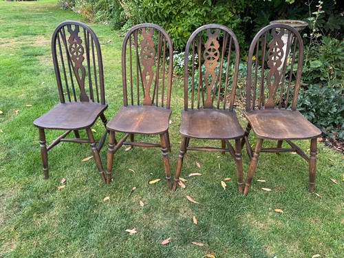 Vintage oak windsor high - vintage,