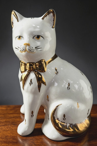 Staffordshire style cat - staffordshire-style,
