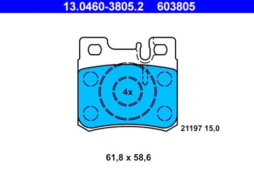 Disc brake pad - disc,