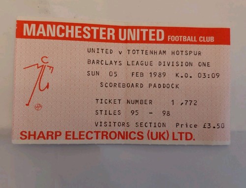 Ticket stub manchester - stub-,
